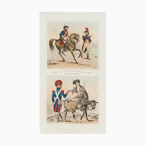 Unknown - Garde de la Convention and Vivandère - Original Lithograph - 19th Century-ZCI-871428