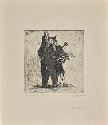 Unknown, Grotesques, Mid 19th Century, Drypoint-ZCI-1781907