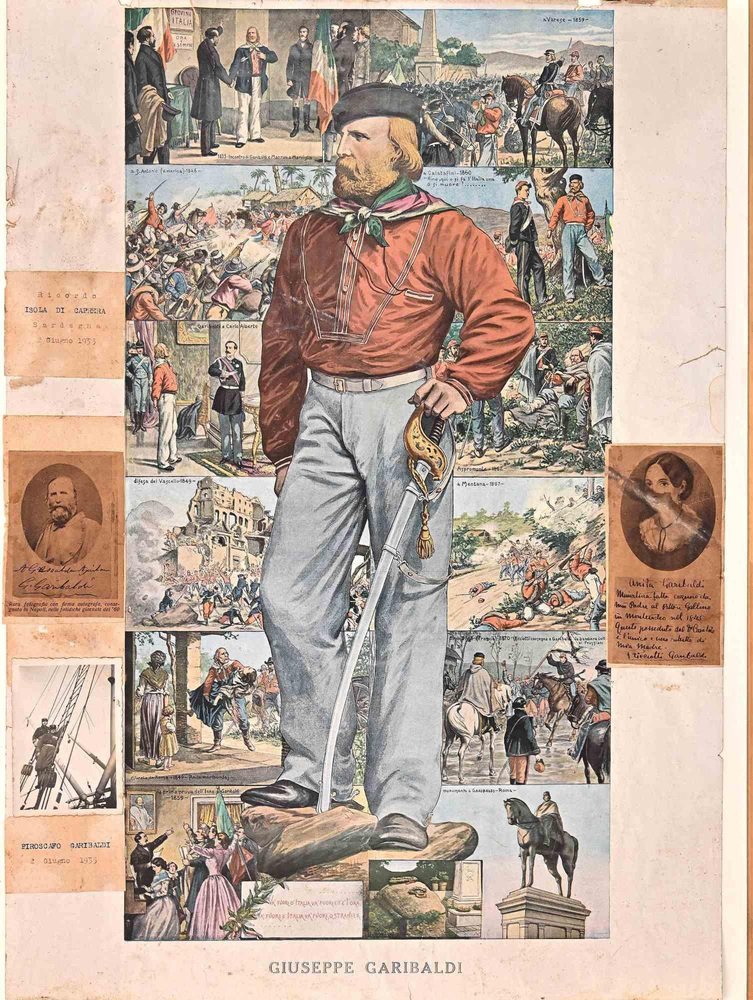 Unknown, History of Giuseppe Garibaldi, Photolithograph, 1935-ZCI-1761977