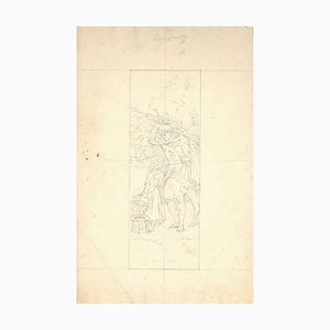 Unknown - Household - Original Pencil on Paper - Early 20th Century-ZCI-871491