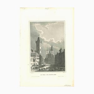 Unknown, In Prag der Grosse Ring, Original Lithograph, 19th Century-ZCI-1383077