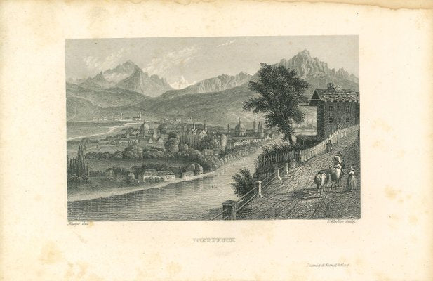 Unknown, Innsbruck, Original Lithograph, Early 19th Century-ZCI-1379766