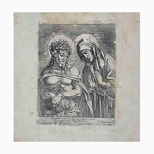 Unknown, Jesus and Virgin Mary, Etching, Late 18th Century-ZCI-1775681