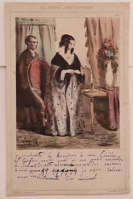 Unknown - La Boite Aux Lettres - Original Lithograph on Paper - 19th Century-ZCI-839441