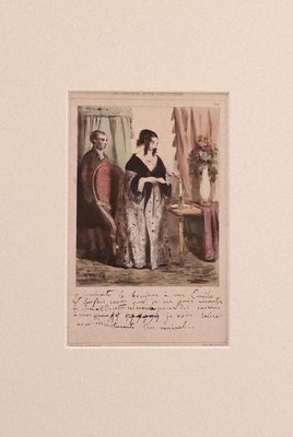 Unknown - La Boite Aux Lettres - Original Lithograph on Paper - 19th Century-ZCI-839441