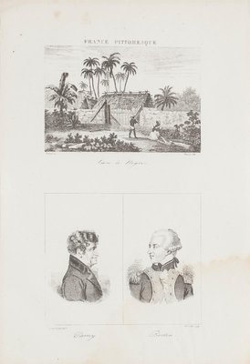 Unknown - Landscape and Portraits - Original Lithograph - 19th century-ZCI-872088