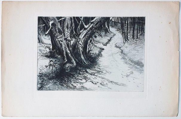 Unknown, Landscape, Etching on Paper, 20th Century-ZCI-1760479