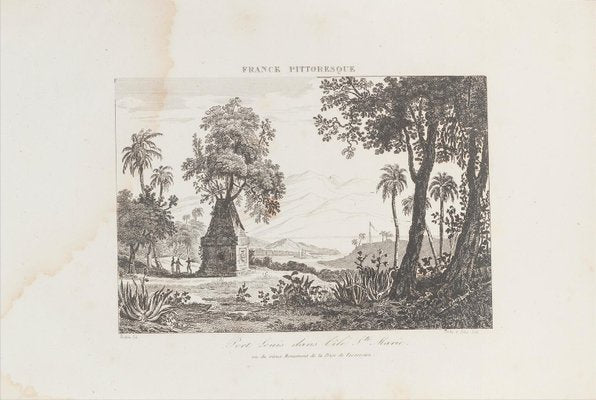 Unknown, Landscape, Lithograph, 19th Century-ZCI-872093