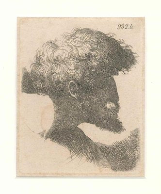 Unknown, Male Portrait, Original Etching, Late 17th-Century-ZCI-915370