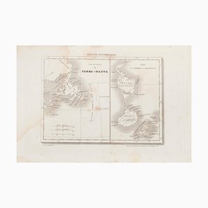 Unknown - Map of Terre Neuve - Original Etching - 19th Century-ZCI-872100