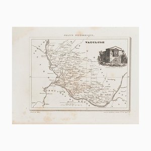 Unknown - Map of Vaucluse - Original Etching - 19th Century-ZCI-871442