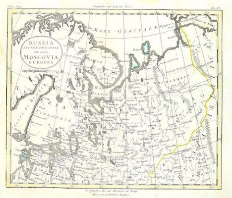 Unknown - Map - Original Etching - Late 19th Century-ZCI-823541