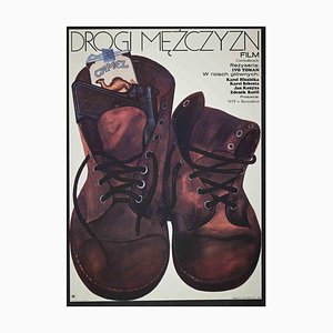 Unknown, Mezczyzn Road Poster, Vintage Offset Print, 1973-ZCI-979079