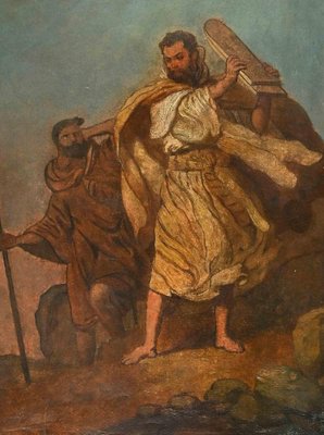 Unknown, Moses, Oil Painting, Early 20th Century-ZCI-1788578