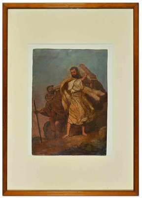 Unknown, Moses, Oil Painting, Early 20th Century-ZCI-1788578