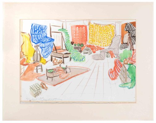 Unknown, My Room, Drawing, 1948-ZCI-2025132