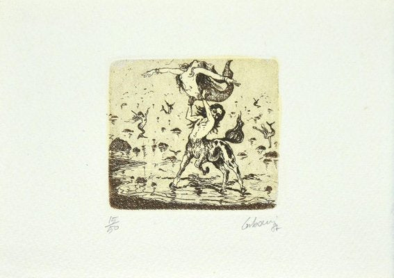 Unknown - Mythology - Original Etching - 1987-ZCI-871714