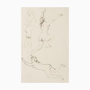 Unknown - Nude - Original Ink on Paper - 1930s-ZCI-835680