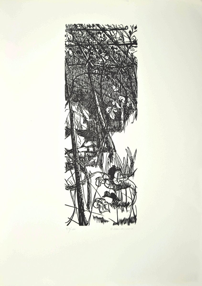 Unknown - Plants - Original Etching - Late 20th Century-ZCI-871659