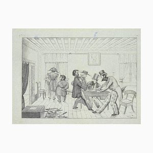 Unknown, Political Discussion, Lithograph on Paper, 1850s-ZCI-871032