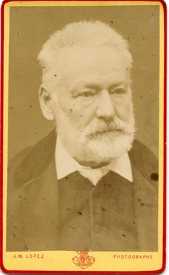 Unknown, Portrait of Victor Hugo, B/W Postcard, 1870s-ZCI-874873