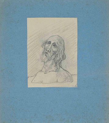 Unknown, Portrait, Original Pencil Drawing, Early 20th Century-ZCI-1379805