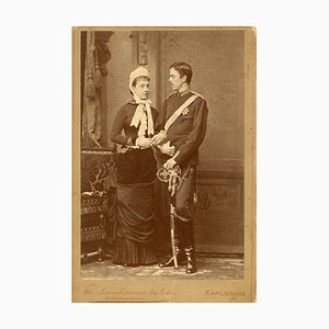 Unknown - Princess Victoria and Prince Gustaf of Sweden - Ancient Photo - 1881-ZCI-871526