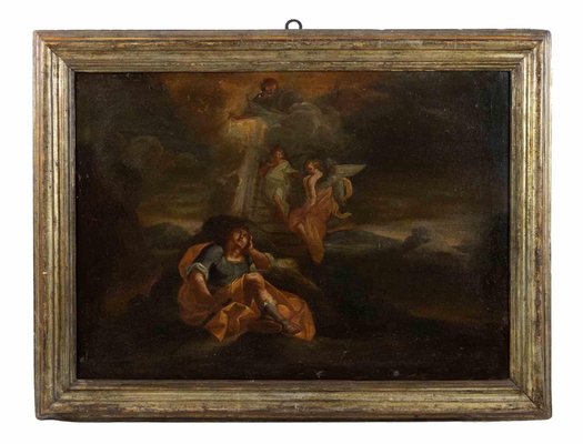 Unknown, Religious Scenes, Oil Paintings, 18th Century, Set of 2-ZCI-1760527