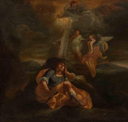 Unknown, Religious Scenes, Oil Paintings, 18th Century, Set of 2-ZCI-1760527