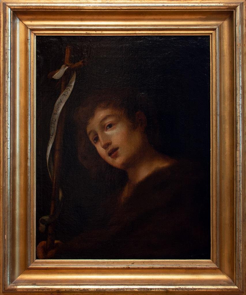 Unknown - St. John Baptist - Oil Painting On Canvas - 17th-Century