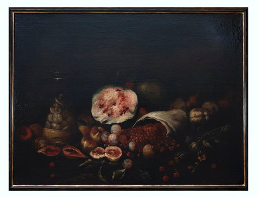 Unknown, Still Life With Fruits, Oil Paint on Canvas, 17th Century-ZCI-938879