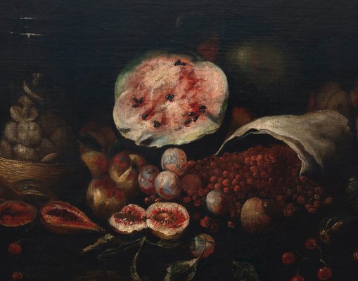 Unknown, Still Life With Fruits, Oil Paint on Canvas, 17th Century-ZCI-938879