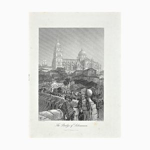 Unknown, The Bridge of Salamanca, Lithograph, 19th Century-ZCI-1759226