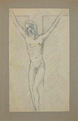 Unknown, The Crucifixion, Drawing, Early 20th Century-ZCI-988799