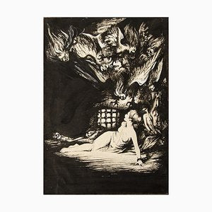 Unknown, The Prisoner of Nightmares, Lithograph, Early 20th Century-ZCI-871605