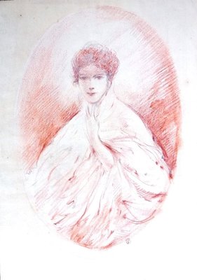 Unknown, Venus in Furs, Drawing on Paper, 1880s-ZCI-1775823