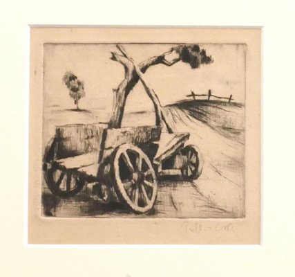 Unknown, Wagon, 1940s, Etching on Paper-ZCI-802999