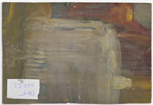 Unknown, Woman Lying Down on White Cloth, Oil Painting, Mid-20th Century