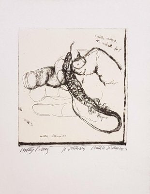 Unnecessary Violence - Original Etching by Walter Piacesi - 1970 1970-ZCI-755923