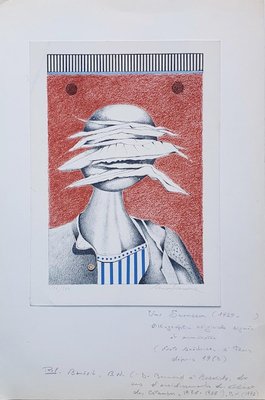 Uno Svensson, The Head, Lithograph, Late 20th Century-ZCI-871310