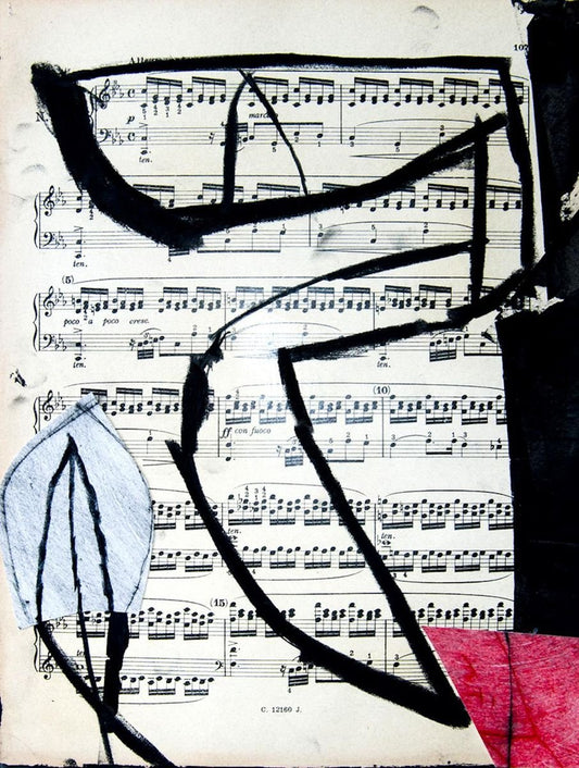 Untitled 4 - Original Mixed Media by T. Cascella - 2009 2009