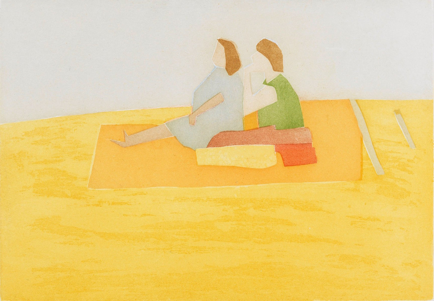 Untitled (Flying Carpet), 2008 Alex Katz