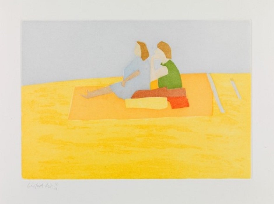 Untitled (Flying Carpet), 2008 Alex Katz