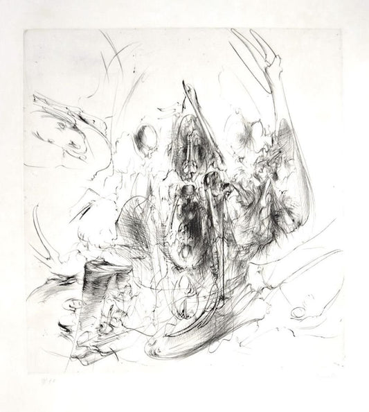 Untitled - Original Etching by Dado - 1980 1980