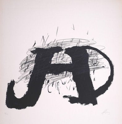 Untitled - Original Lithograph by Antoni Tapies - 1979 1974-ZCI-757727