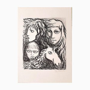 Untitled - Original Lithograph by Carlo Levi - 1971 1971-ZCI-760436