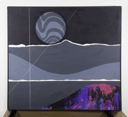 Untitled Painting by Joseph A. Pecsenke, 1980s-UWE-777950