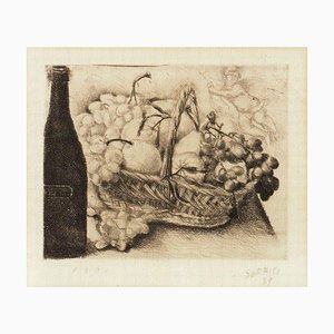 Untitled, Still Life - Original Etching and Drypoint by A. Soffici - 1939 1939-ZCI-760180