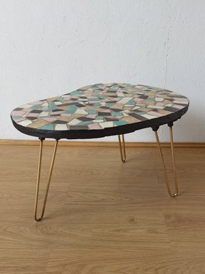 Unusual Coffee Table on Three Legs., 1960s-ZEF-1729987