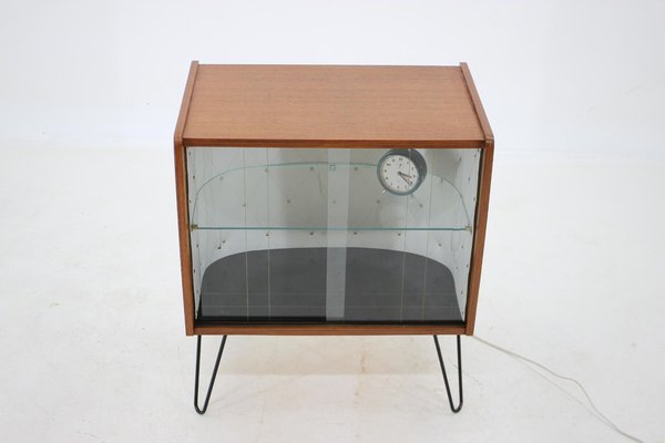 Upcycled Display Cabinet with Glass, Czechoslovakia, 1960s-TZ-1194283